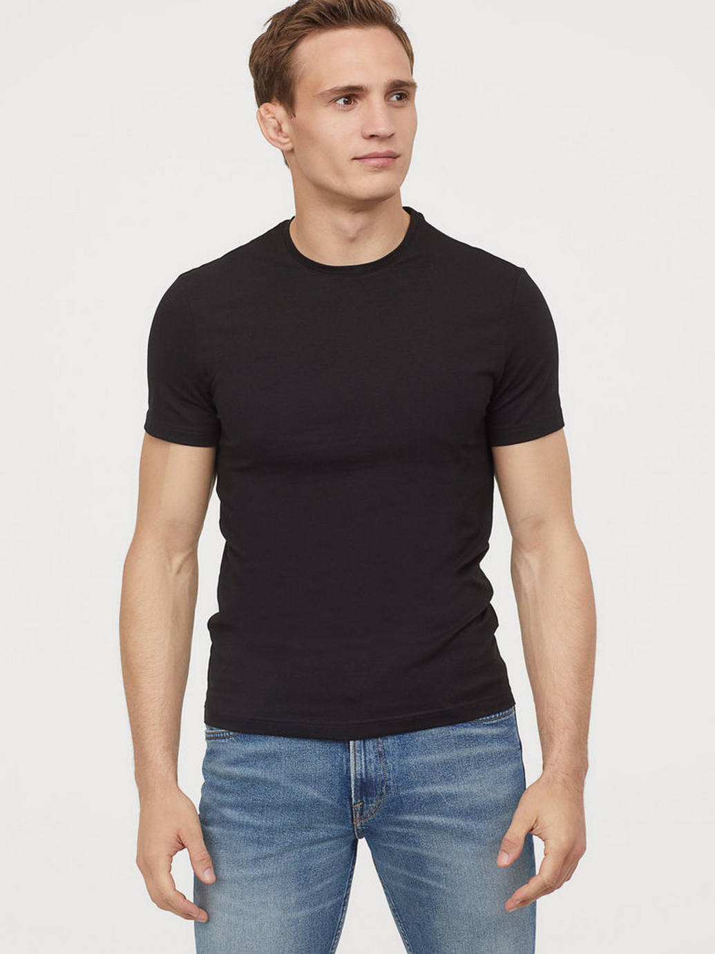 

Футболка H&M 0624684-0 S Черная