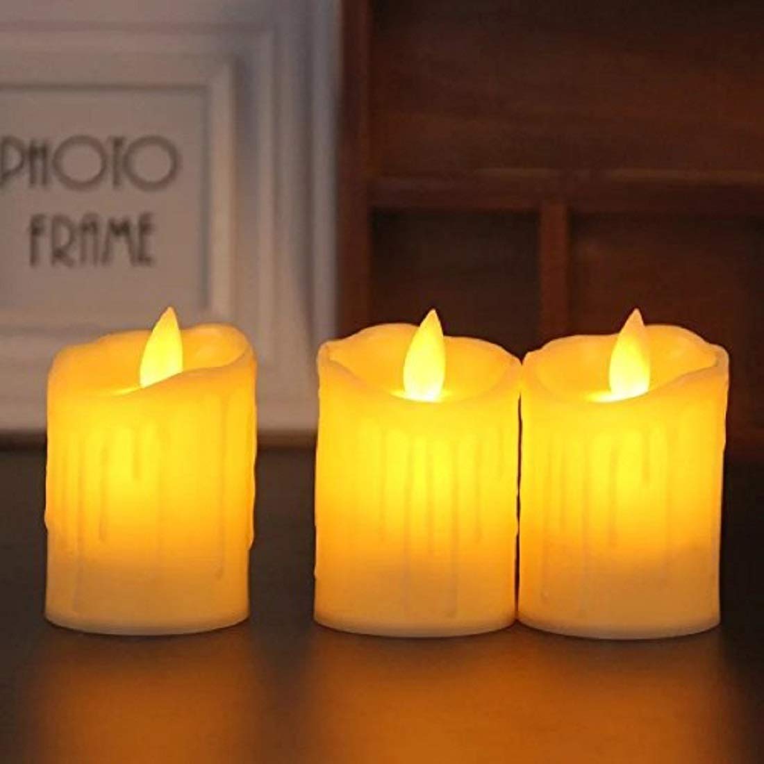 

Светодиодная свеча с имитацией пламени Ledart 5W44, набор 3шт