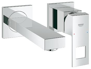 

EUROCUBE смеситель для умывальника, однорычажный на 2 отверстия GROHE 19895000