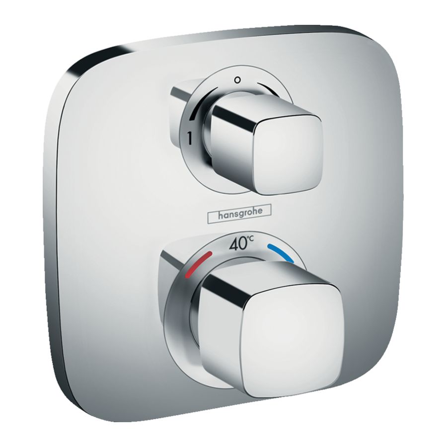 

ECOSTAT E термостат с запорным/ переключающим вентилем HANSGROHE 15708000