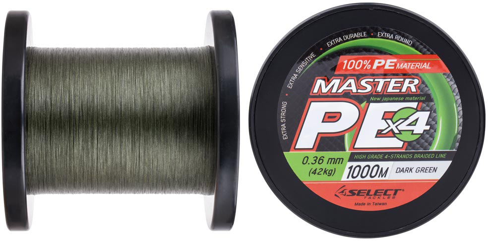 

Шнур Select Master PE 1000 м 0.36 мм 42 кг Темно-зеленый (18701595)