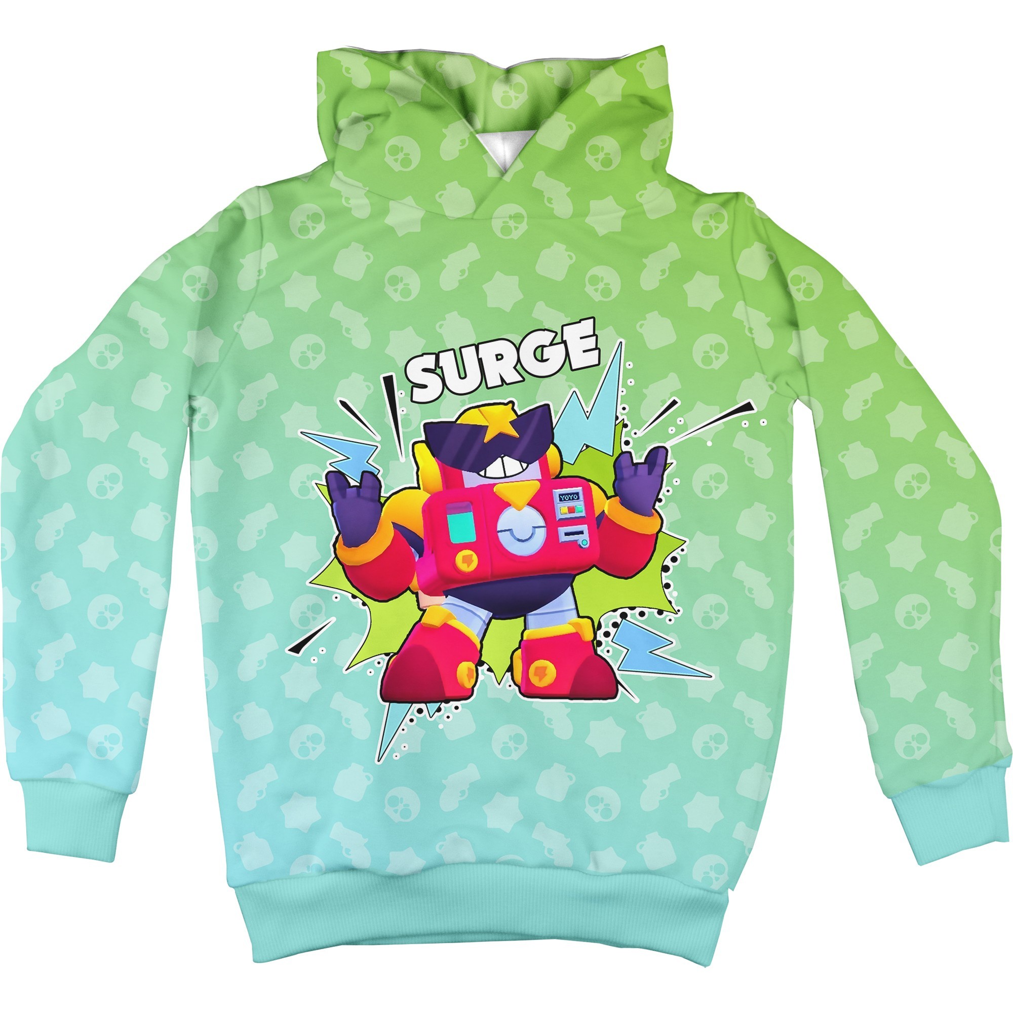 

Худи Surge - Вольт 3 Brawl Stars MyTee Размер XXL Рост 140 см Возраст 9-11 лет
