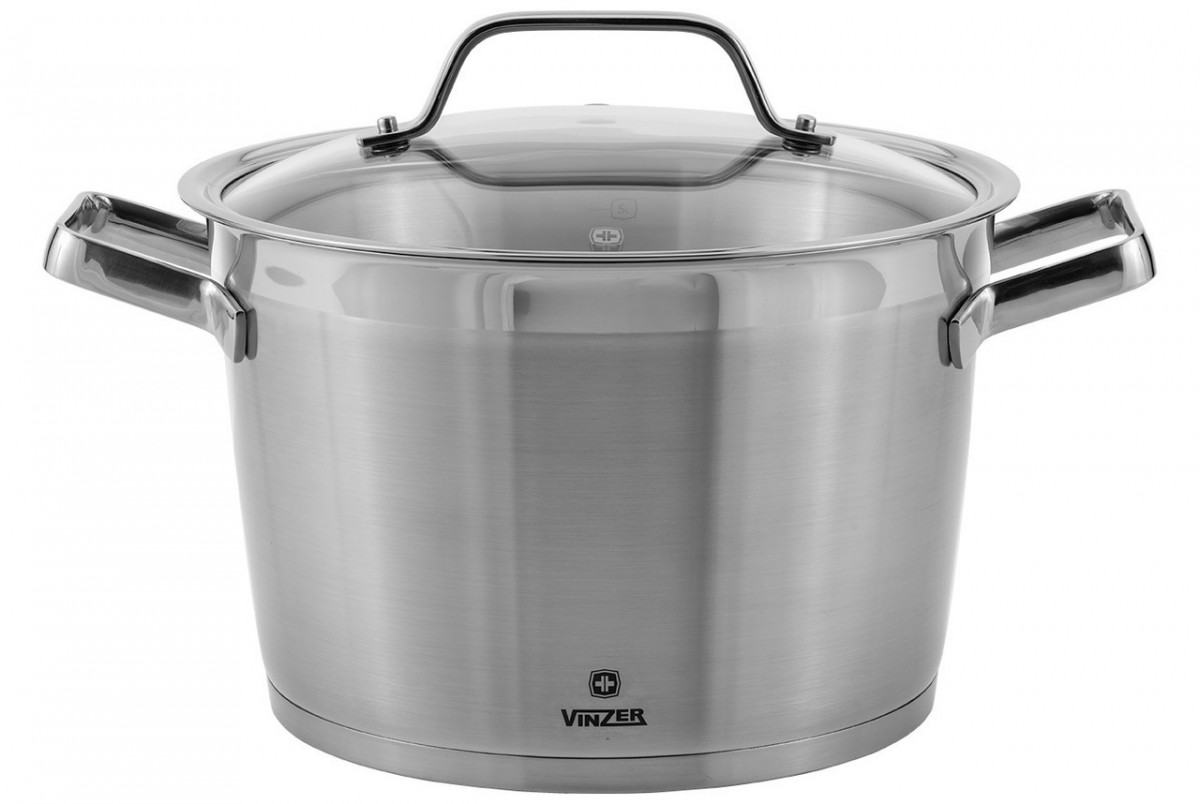 

Кастрюля Vinzer Practic с крышкой 2.1 л VZ-89177 174839