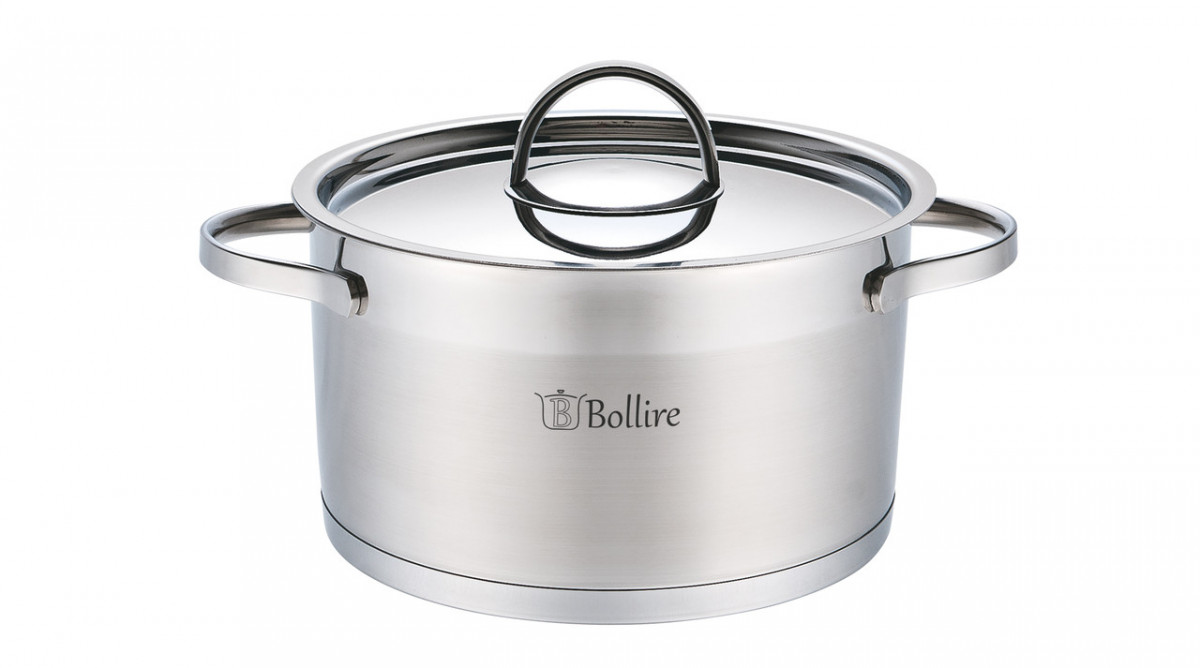

Кастрюля Bollire с крышкой 3,1л 20 см BR-2003 174850