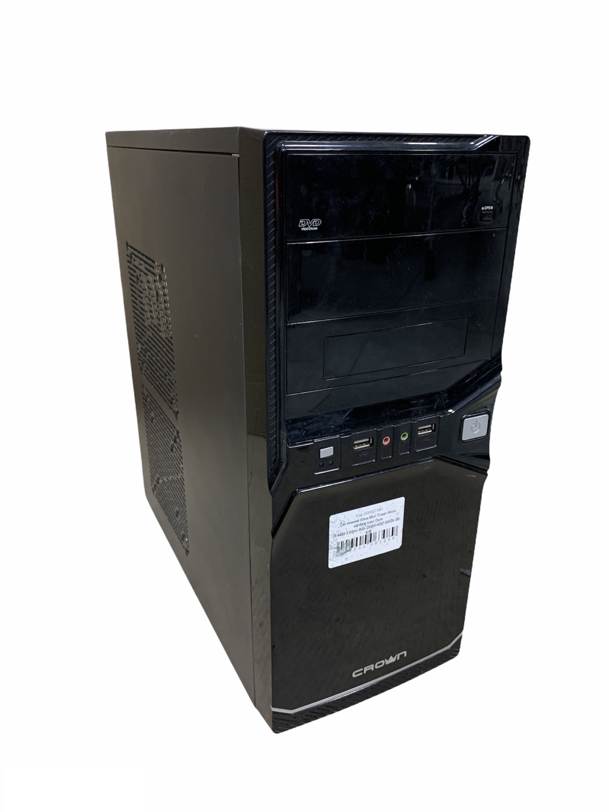 

Системный блок-Mini-Tower-Asus H81M-K-Intel Core i5-4460-3.2GHz-8Gb-DDR3-HDD-500Gb-(B)- Б/У