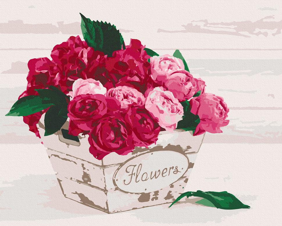 

Картина рисование по номерам Art Craft Flower's box 38х50см 12137-AC набор для росписи краски, кисти, холст