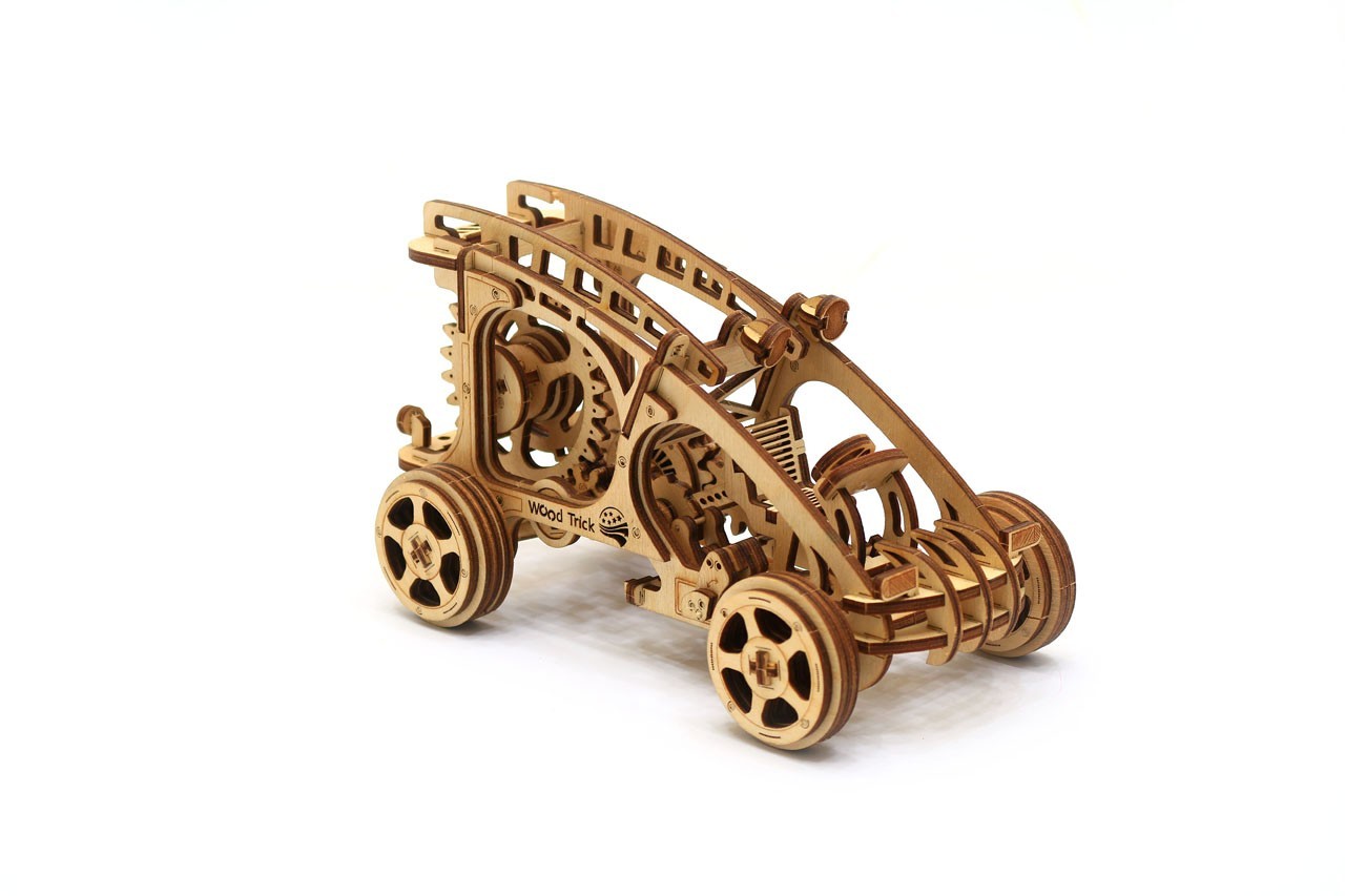 

Деревянный механический конструктор Wood Trick Багги.Техника сборки - 3d пазл