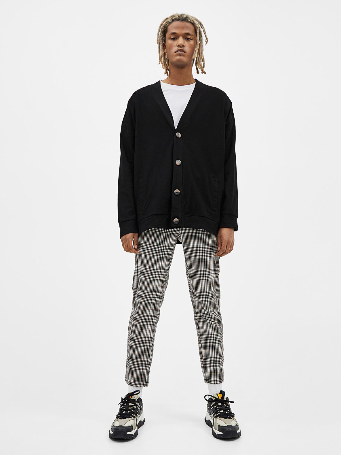 

Кардиган Bershka 1747-387-800-AAAD XL Черный