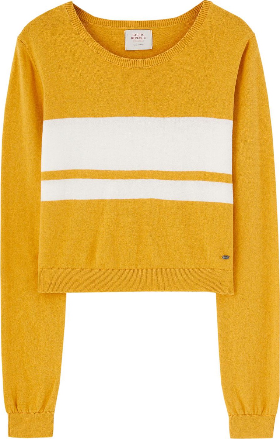 

Джемпер Pull & Bear 5558-322-311-AATA XL Горчичный с белым