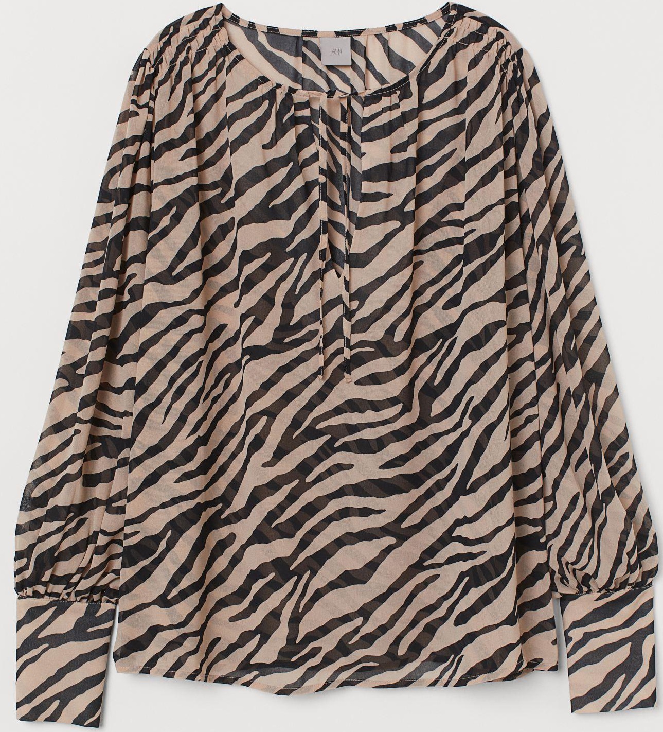 

Блузка H&M 8402350-ACSH 38 Бежевая