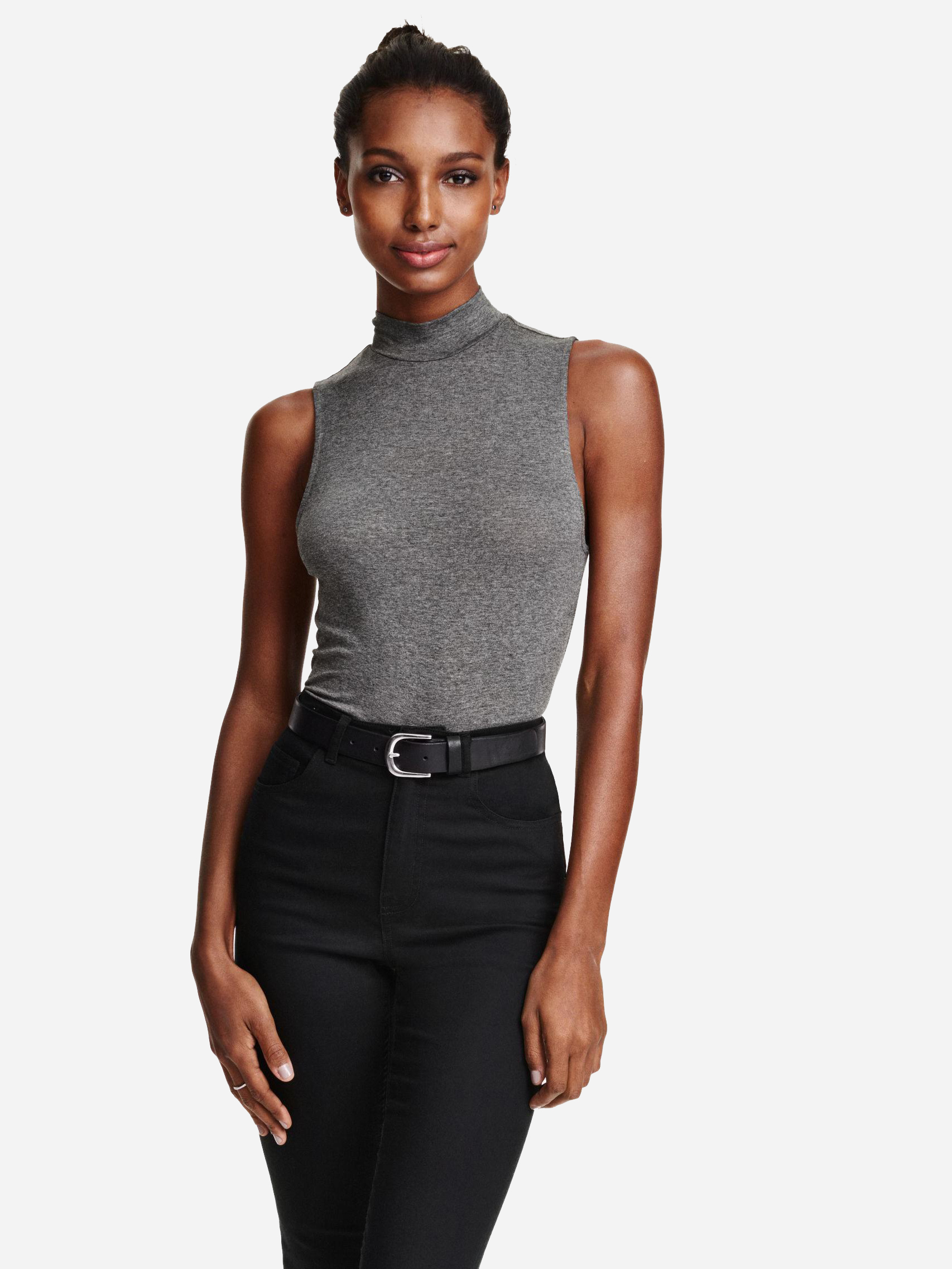 

Топ H&M 3717444-ABKU L Серый