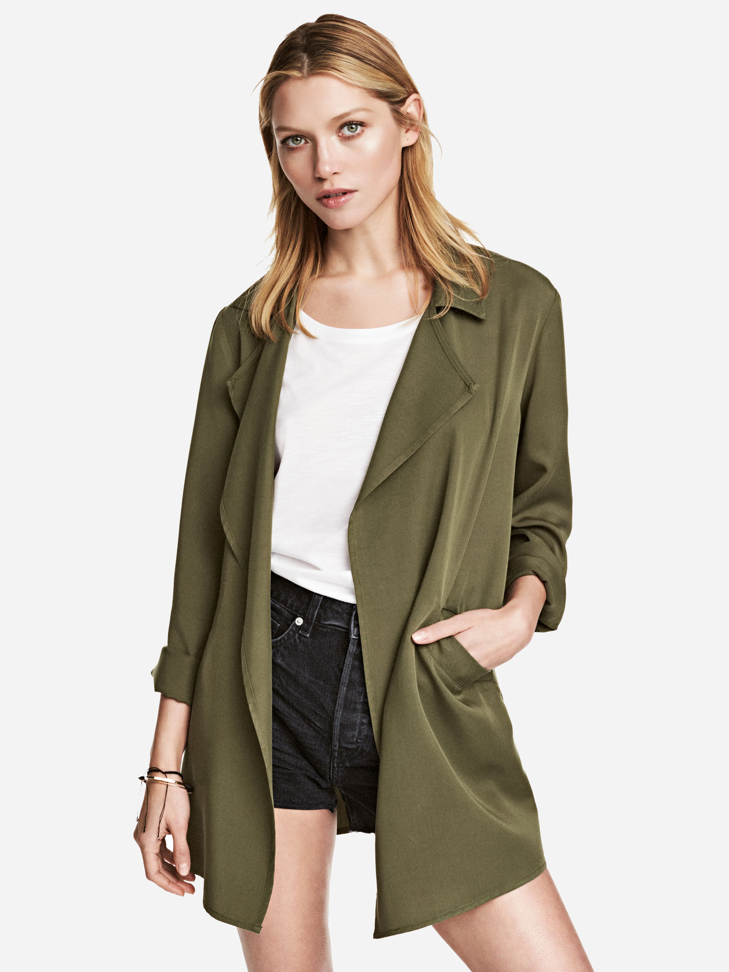 

Накидка H&M 4952065-ACYC 44 Хаки