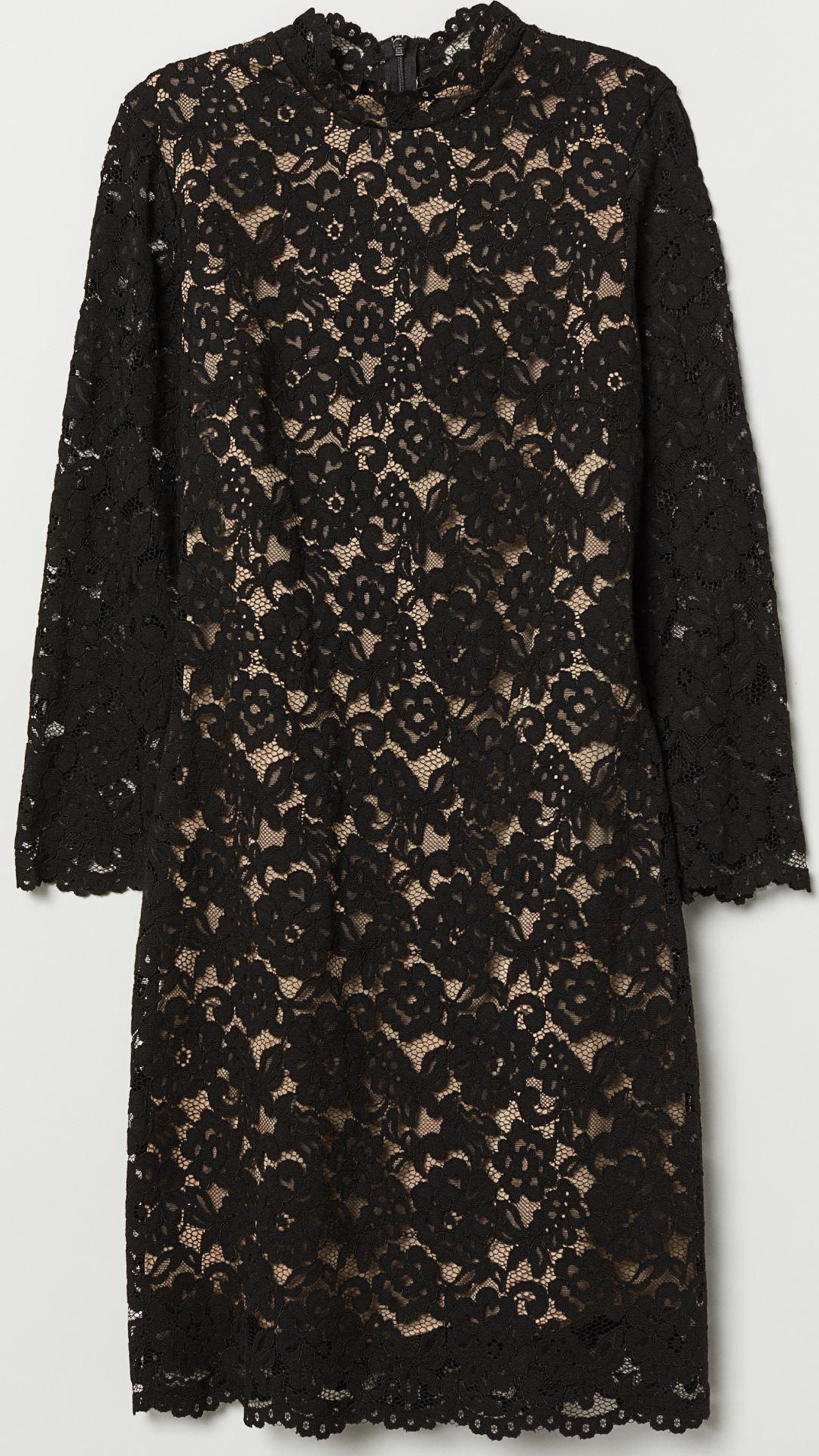 

Платье H&M 6805118-ACZX 32 Черное с бежевым