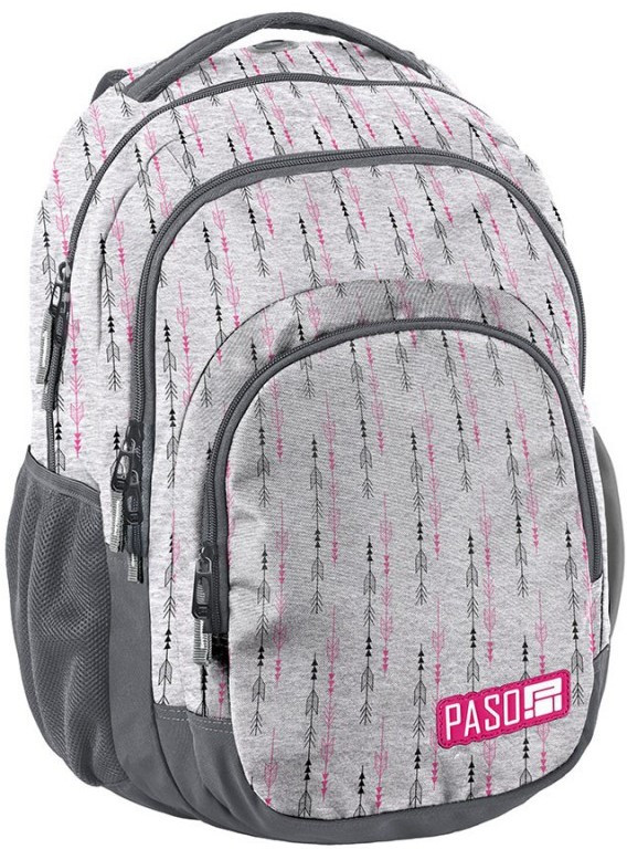 

Молодежный рюкзак PASO 30L Серый (18-2706SN)