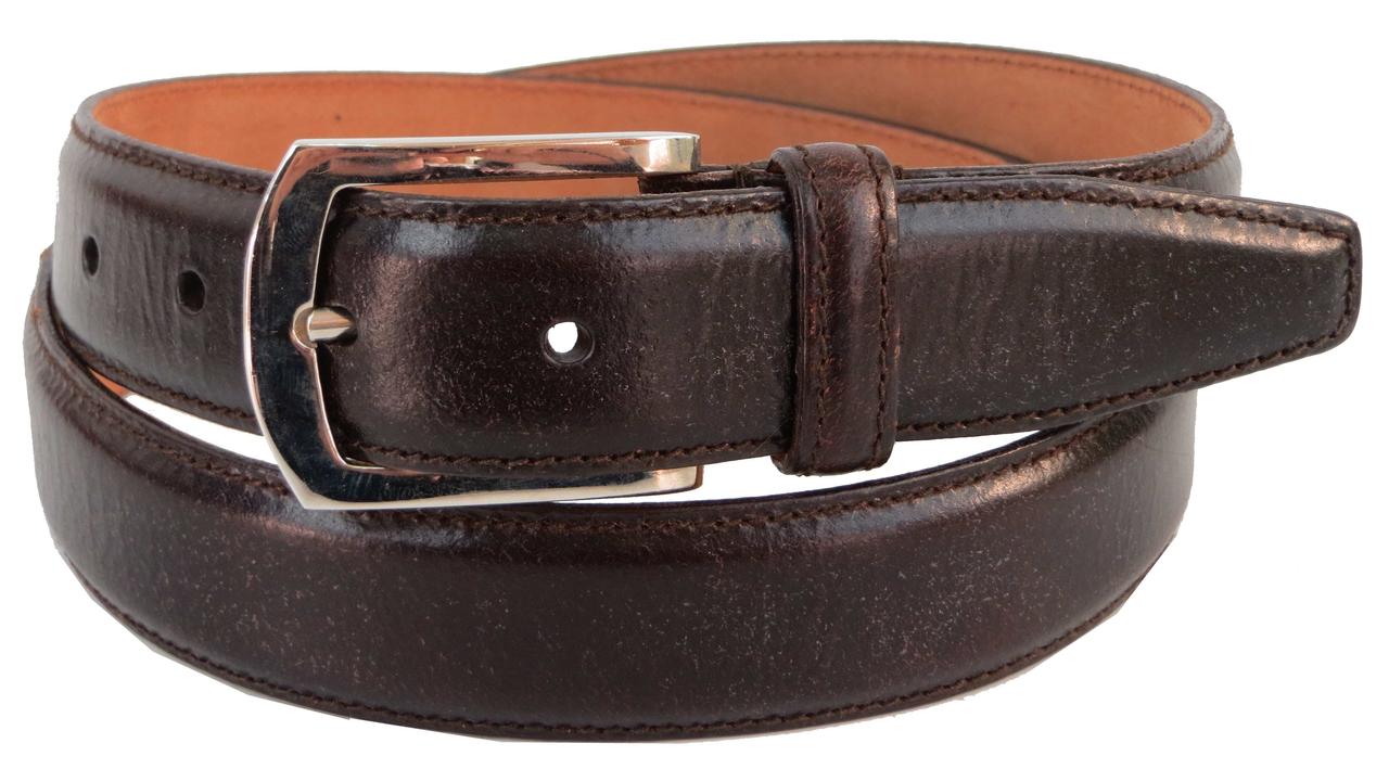 

Женский кожаный ремень Ermenegildo Zegna, Италия, коричневый SFA747
