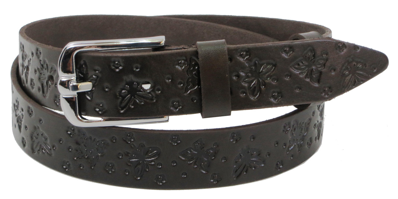 

Женский кожаный ремень Skipper 1265-35 коричневый 3,5 см