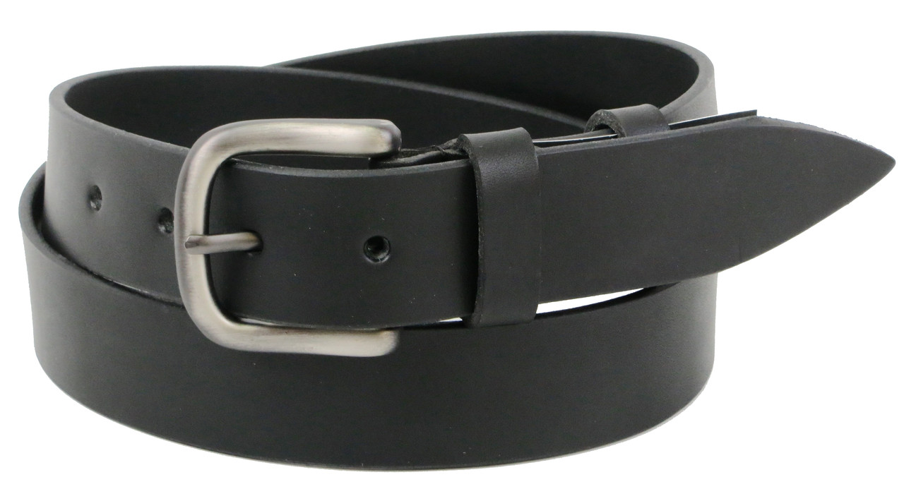 

Мужской кожаный ремень под джинсы Skipper 1269-38 черный 3,8 см