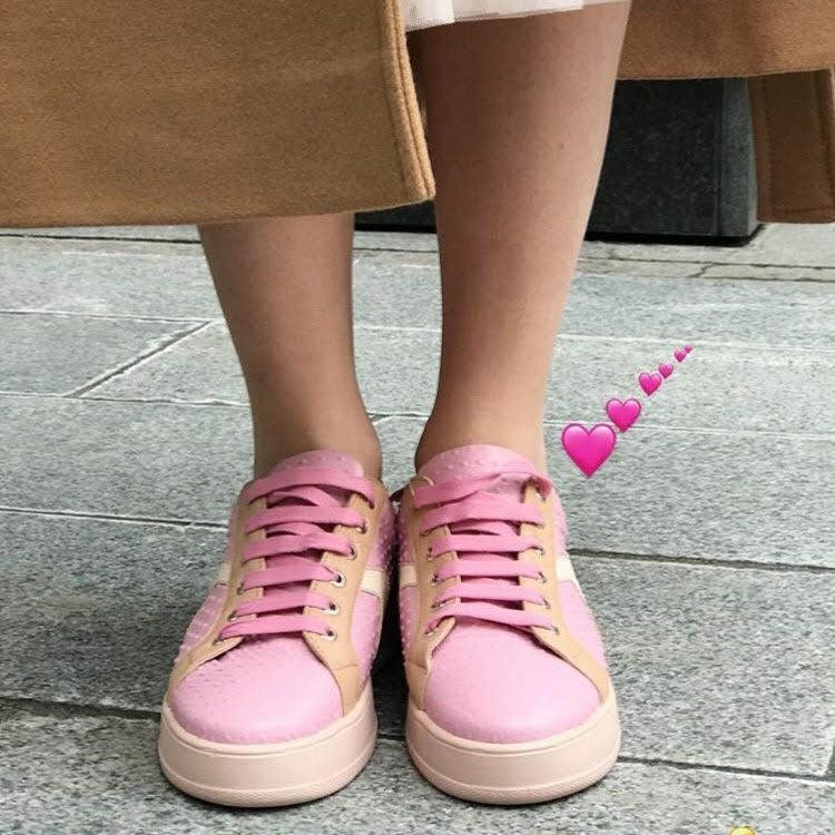 

Женские кеды Dostoevsky shoes Pink bubble 38 (25 см) розово-кремового цвета (102)