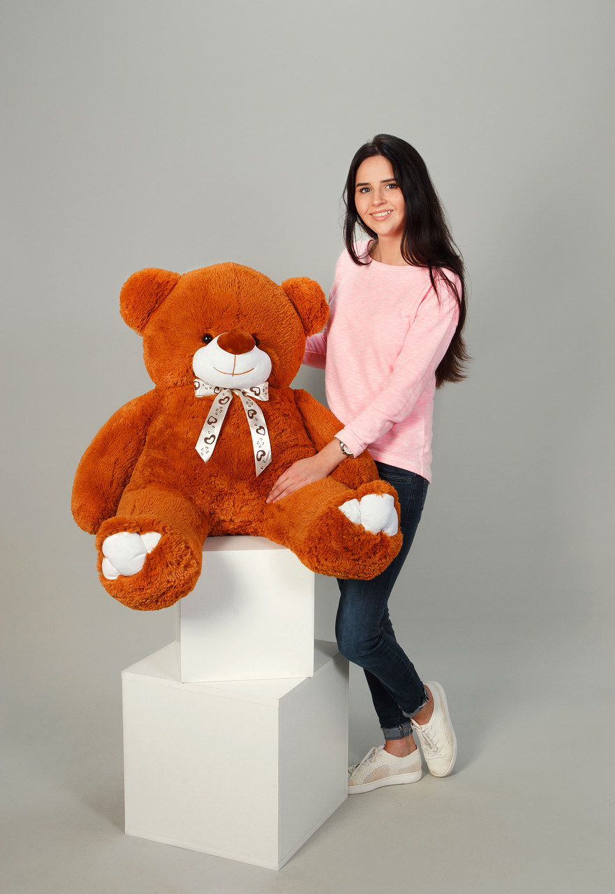 

Плюшевый мишка Teddy Boom Веня 140 см Коричневый