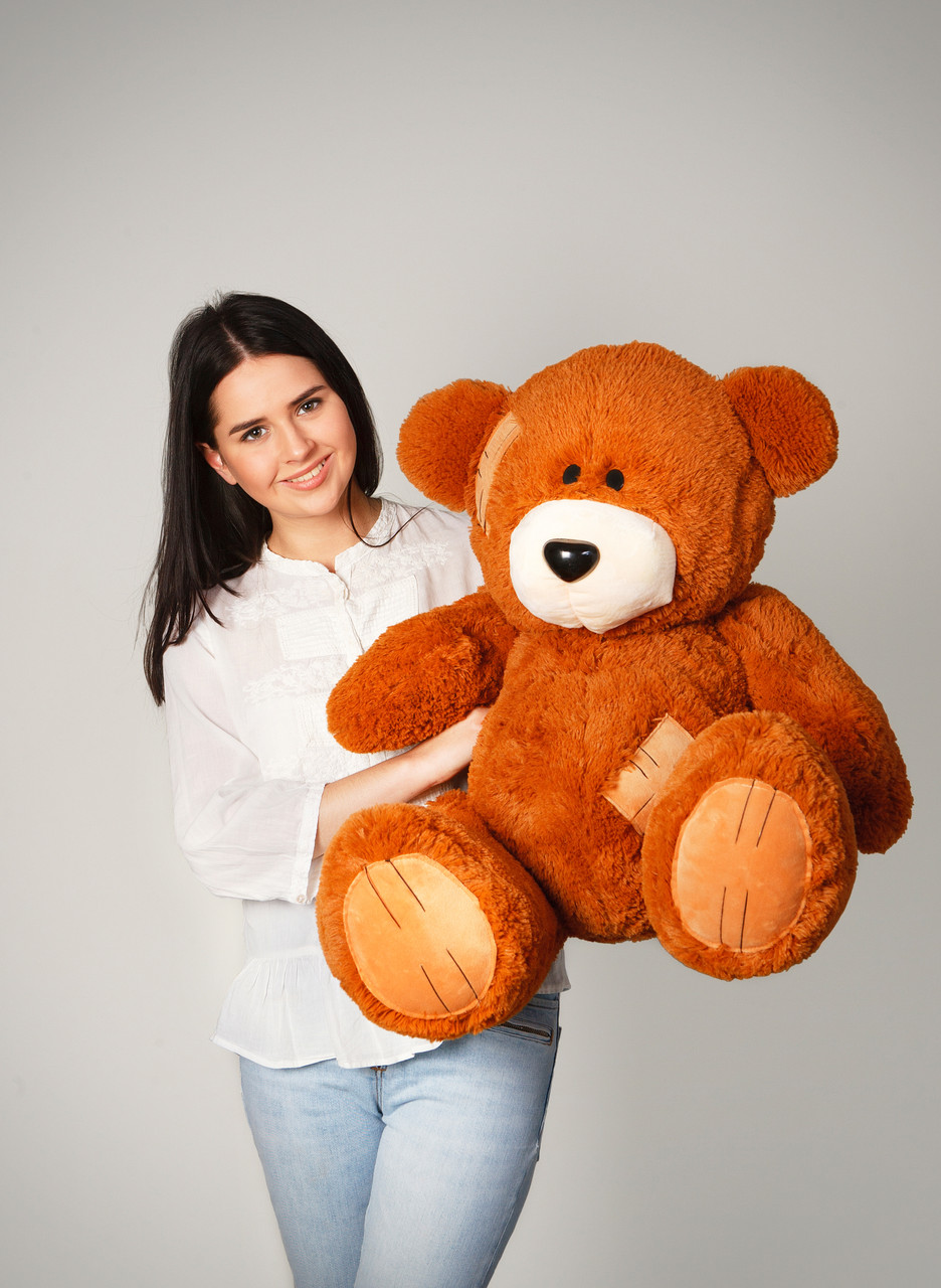 

Плюшевый мишка Teddy Boom Гриша 100 см Коричневый