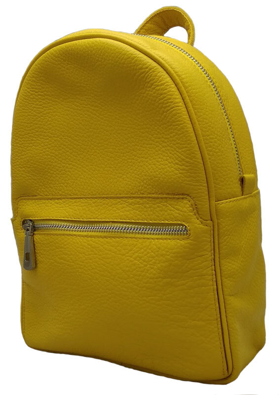 

Рюкзак шкіряний жіночий BigBag 771504 жовтий