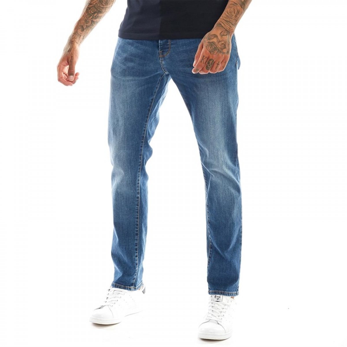 

Джинсы 883 Police Cassady Laker 417 Blue Faded Mid Blue, 30W 32L