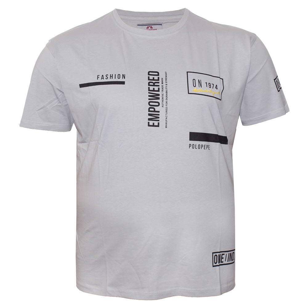 

Футболка мужская POLO PEPE fu00991210 (76) серый