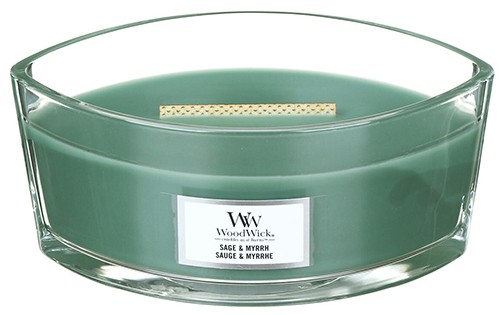 

Ароматична свіча WoodWick Ellipse Sage & Myrrh 453 г