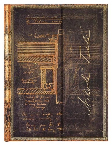 

Блокнот Paperblanks Манускрипти Нікола Тесла Нариси великий 18 х 23 см в лінію
