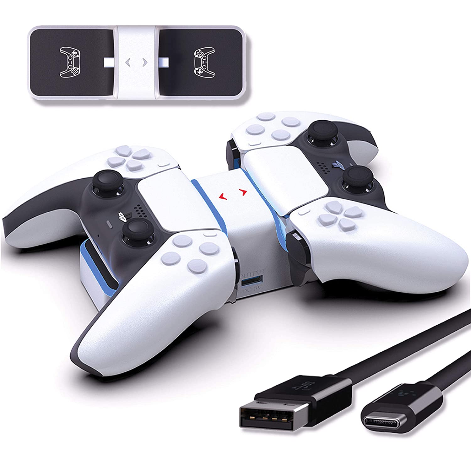 

Двойная Зарядная Док-станция Honcam c LED Индикацией для PlayStation 5 (PS5) DualSense (HC-A3703)