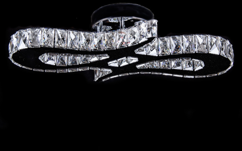 

Светодиодная хрустальная люстра L78303/18+2 (CR+SHANBIN) LED