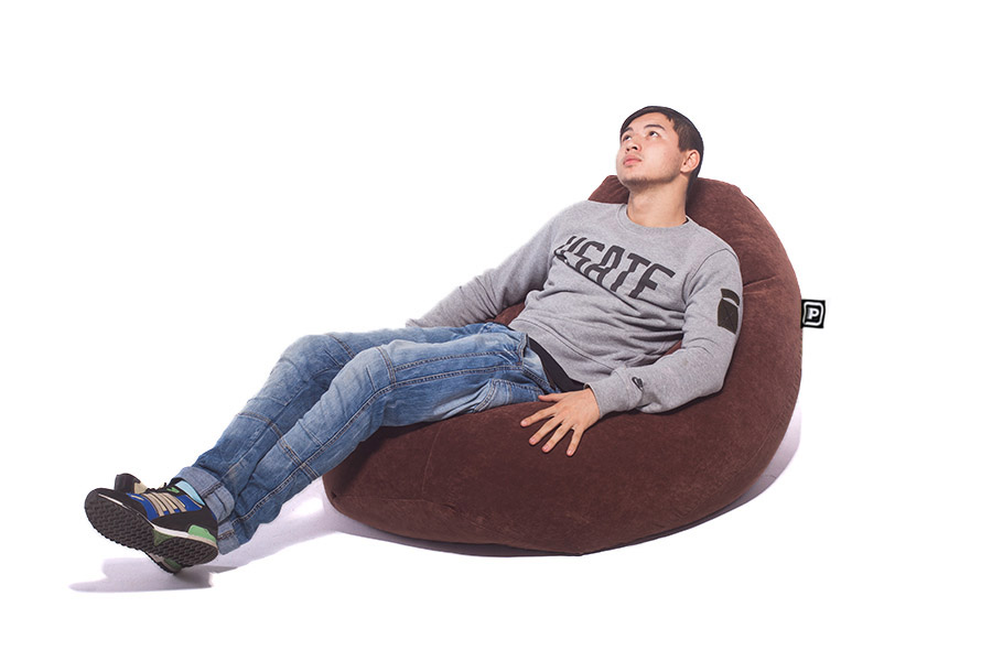 

Крісло мішок груша Classic medium brown 130х90