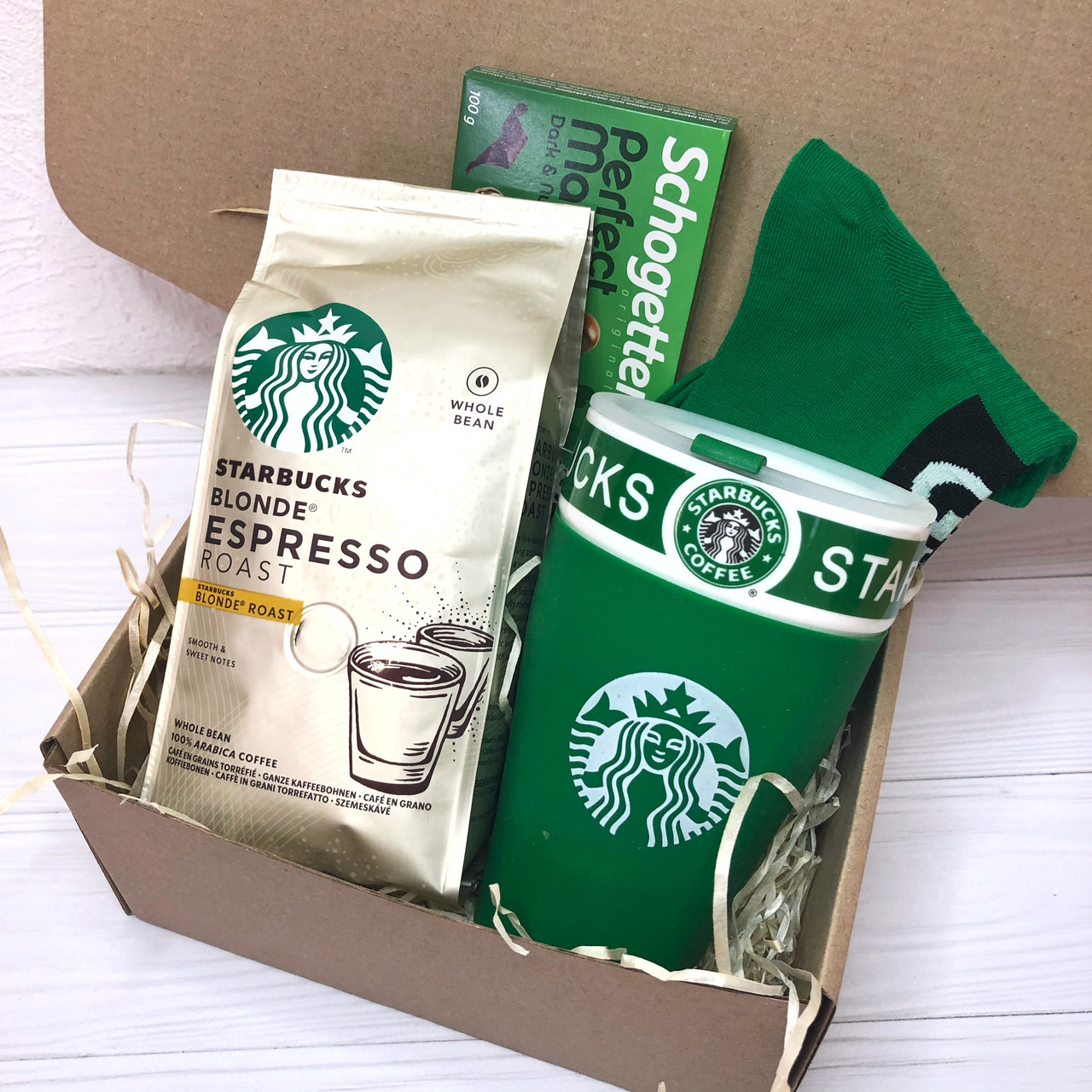 

Подарунковий набір для чоловіка, хлопця «Starbucks green»