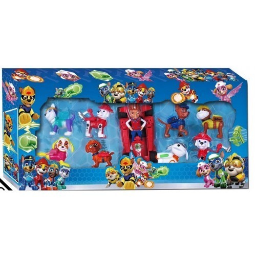 

Игровой набор Щенячий Патруль 8 фигурок с машинкой (9801)