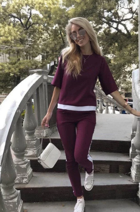 

Женский костюм Fashion Woman GF000762 р44 марсала
