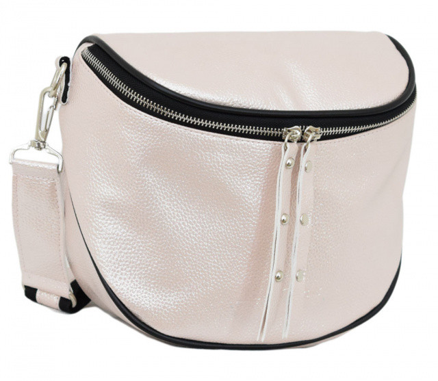 

Женская мини сумка стильная фабричная брендовая Lucherino 603 Сумка перламутр пудра высокого качества (LCH)