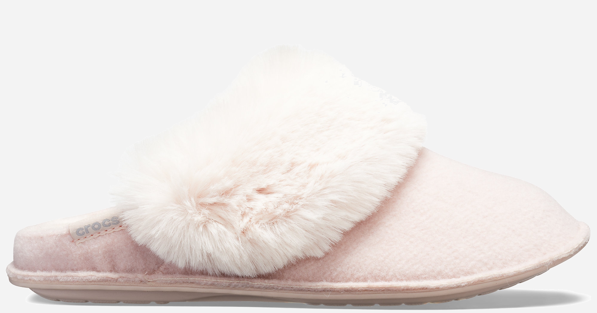 

Комнатные тапочки Crocs Classic Luxe Lined Slipper 205394-6OD-W7 37-38 23.8 см Rose Dust