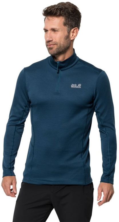 

Кофта Jack Wolfskin Arctic Xt Half Zip Men 1806271-1134 S Бирюзовая