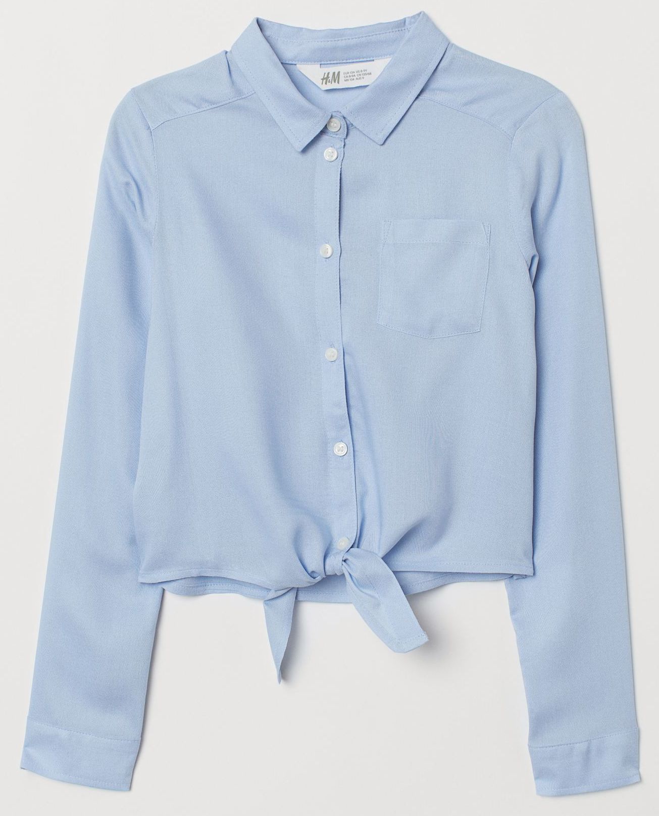 

Блуза H&M 1702-6945479 152 см Голубая
