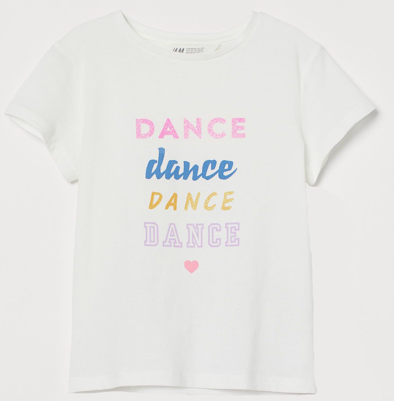 

Футболка H&M 2402-80614012 98-104 см Молочная