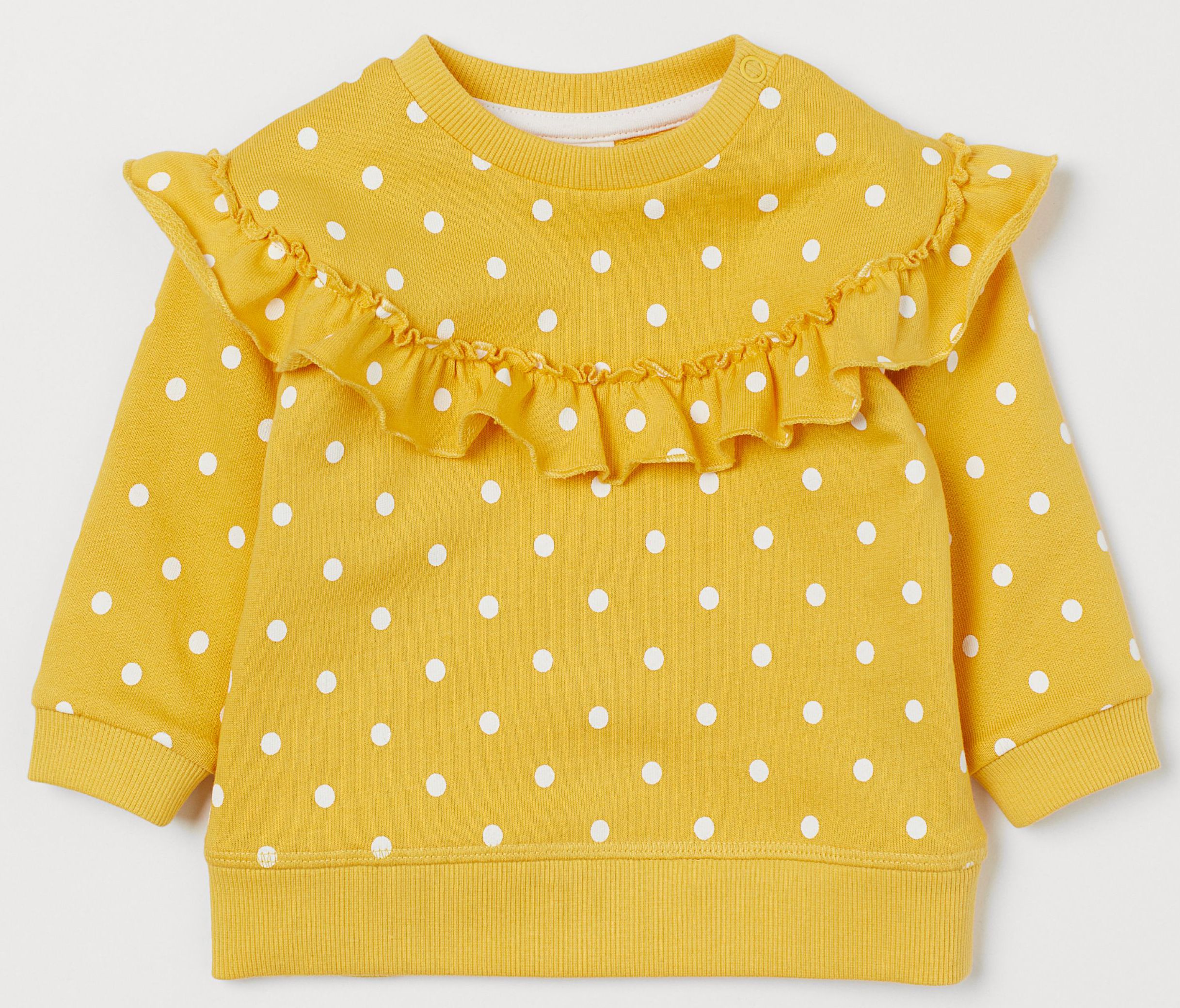 

Свитшот H&M 7955941 92 см Желтый горох (hm05841736438)