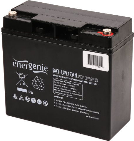 

Акумуляторна батарея EnerGenie 12V 17Ah (BAT-12V17AH/4)