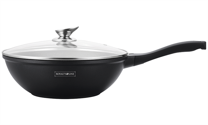 

Мраморный вок с стеклянной крышкой Royalty - Line RL-BW30M 30см