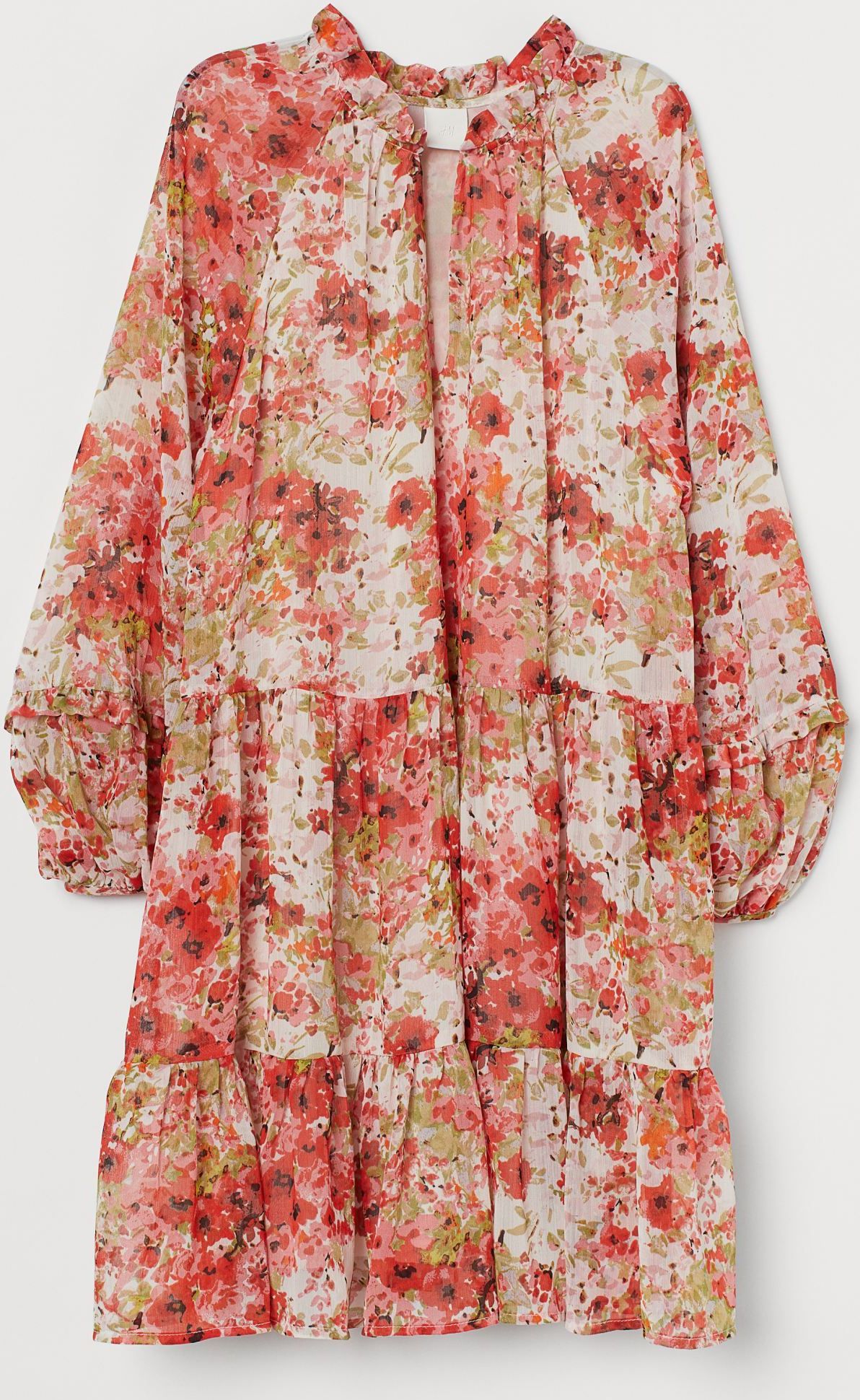 

Платье H&M 1802-8905112 M Красное с белым