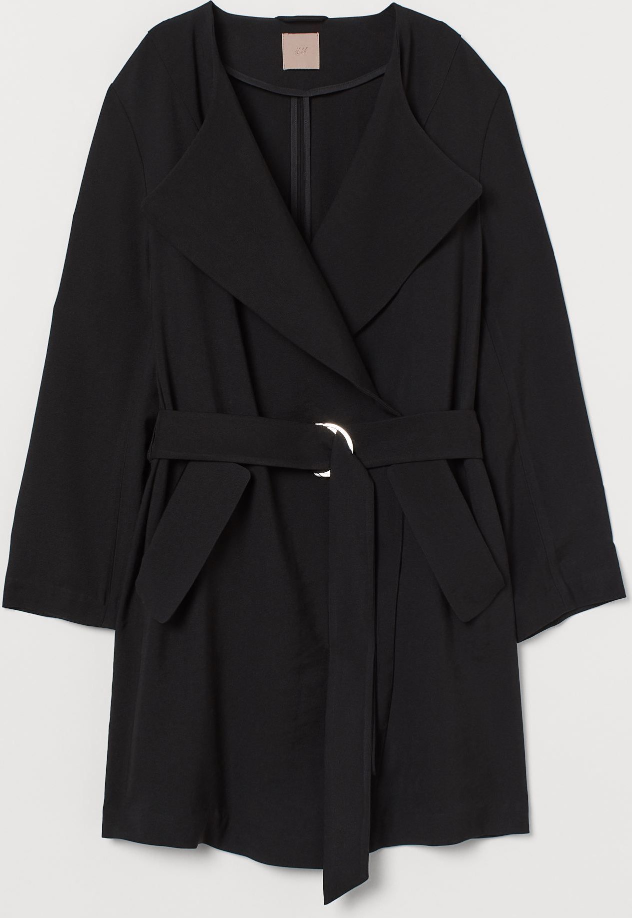 

Полупальто H&M 2402-8403121 XL Черное