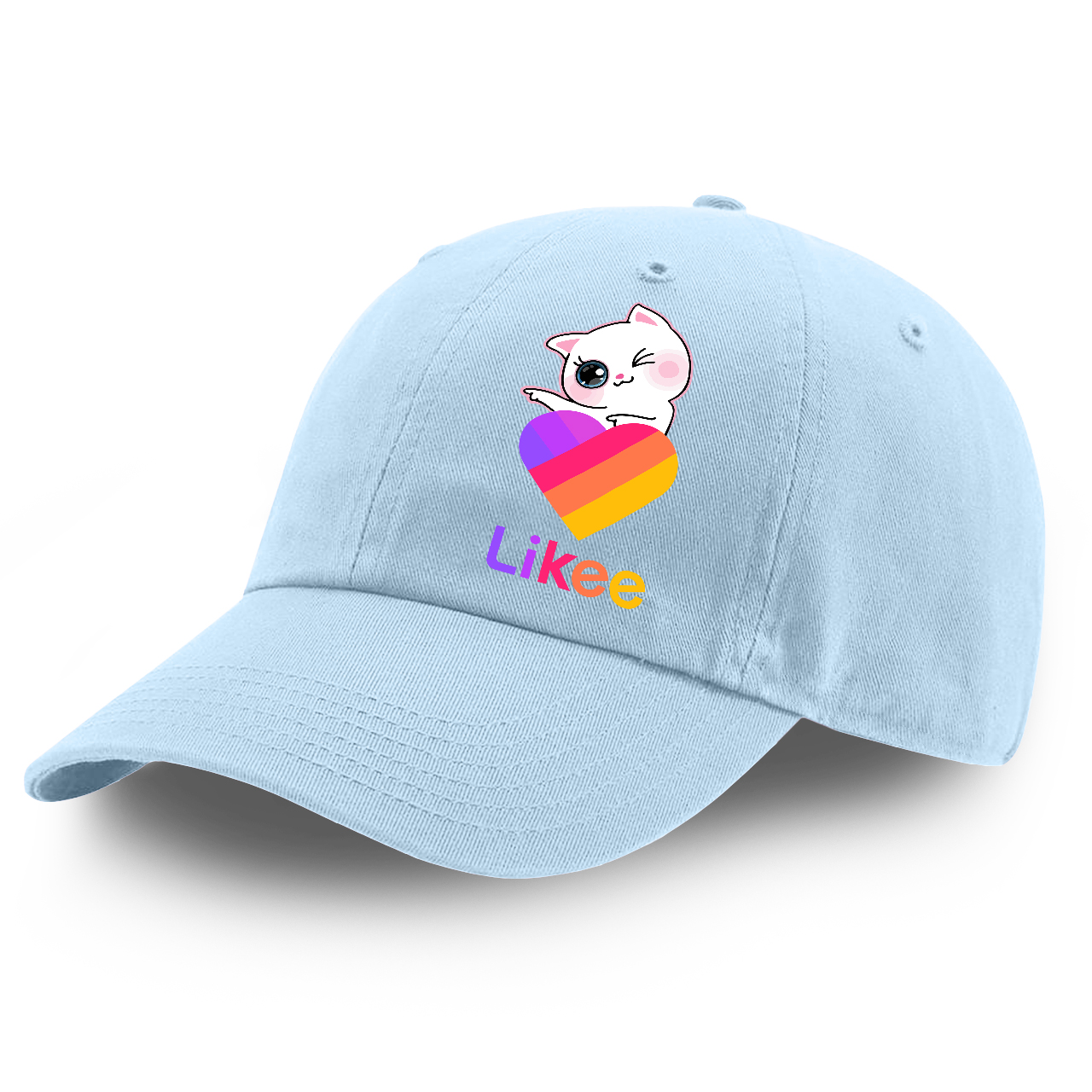 

Детская кепка Лайк Кот (Likee Cat) (9273-1595) 100% Хлопок 53-56 см Голубой