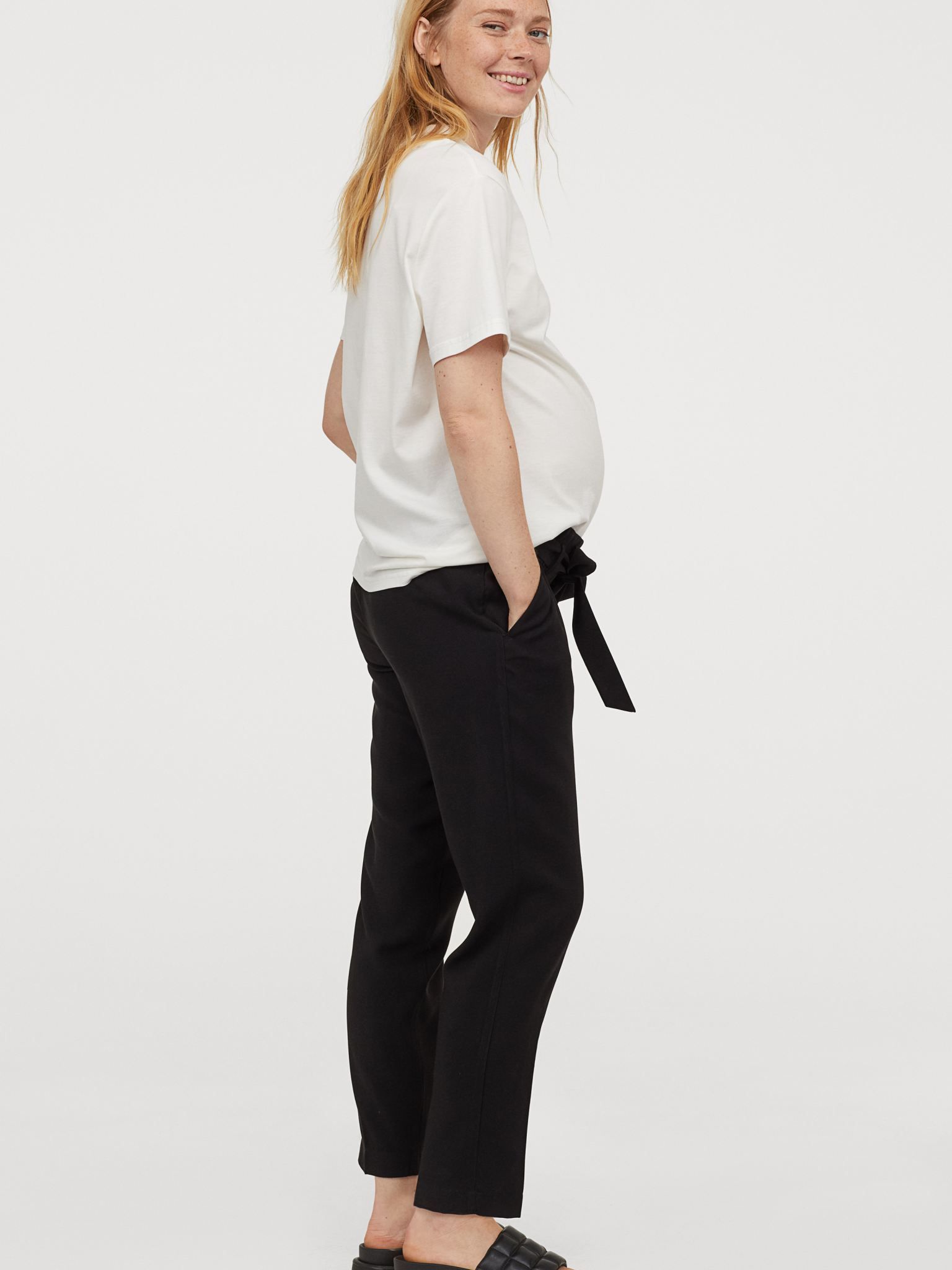 

Брюки для беременных H&M 1112-8373230 42 Черные