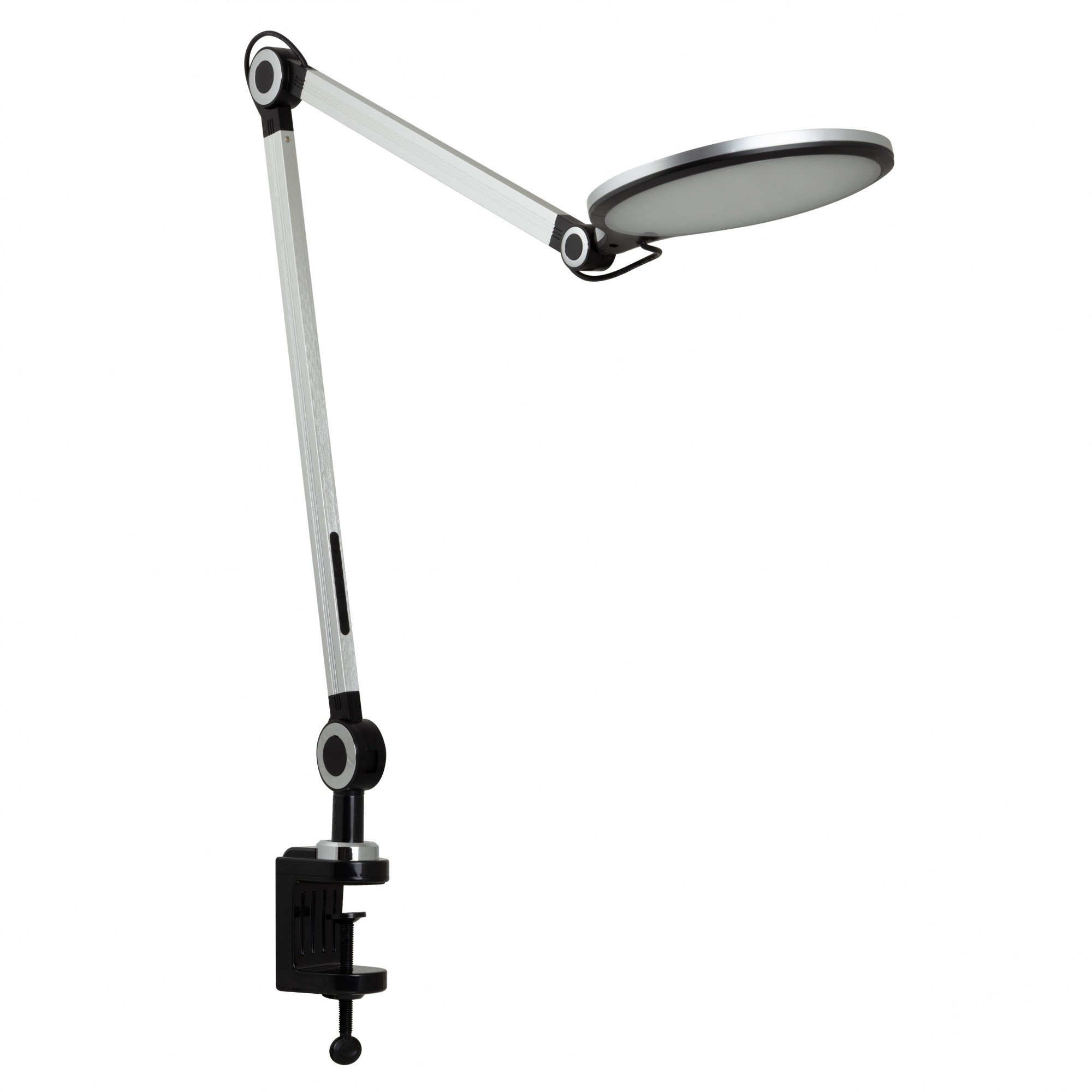 

Настольный светодиодный светильник LedPulsar ALT-1293S-S струбцина 10 Вт серебристо-серый