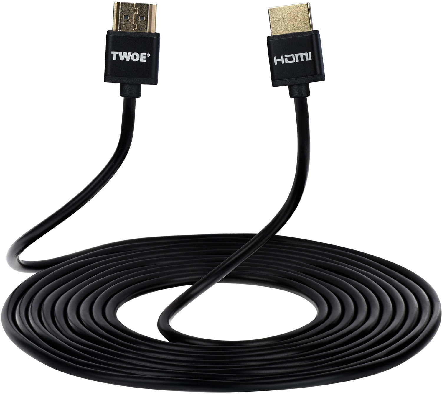 

Кабель 2E Ultra Slim HDMI 2.0 (AM/AM) High Speed 3 м Black (2EW-1119-3m)