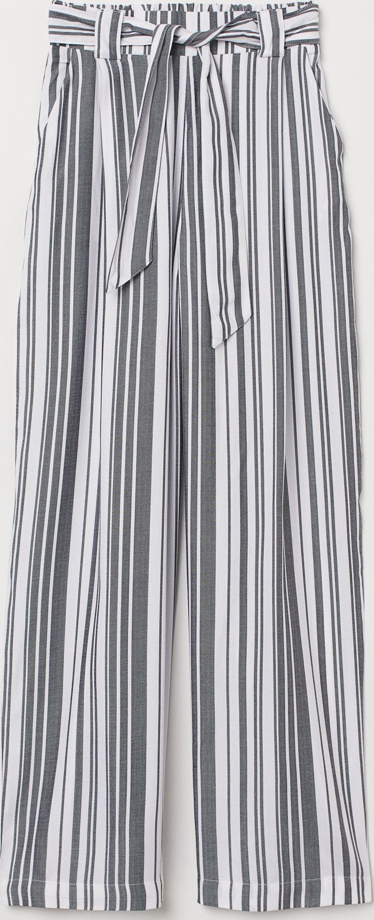 

Брюки H&M 2302-6987949 40 Черные с белым